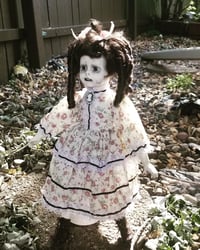 Image 4 of Glenda Gothic Horror Haunted Creepy Artist Doll