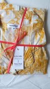 Pyjama femme - Toile de Jouy curry 