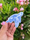 Porcelain Turtle Waterproof Vinyl Sticker 