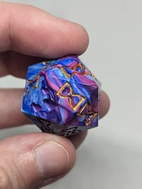 Image 1 of Candy Stripe Death Save D20 Single