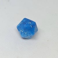 Image 2 of Blue Freckles Lucky Star 22mm D20 Single