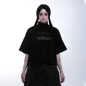 BLACK “**** ETERNAL” T-SHIRT