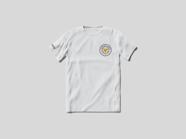 "Act Now" Charity T-shirt in White Image 5