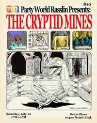 Cryptid Mines Commemorative Poster