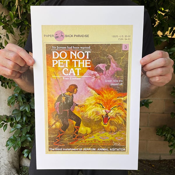Image of Do Not Pet the Cat - 11 x 17 Print