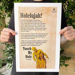 Image of Touch My Hole - 11 x 17 Print