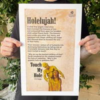 Image 2 of Touch My Hole - 11 x 17 Print