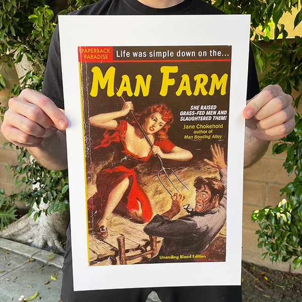 Image of Man Farm - 11 x 17 Print