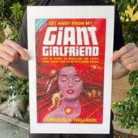 Get Away From My Giant Girlfriend - 11 x 17 Print