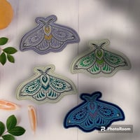 Image 1 of Moth Hair Bun Cover