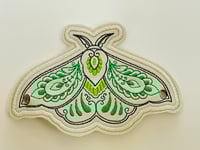 Image 2 of Moth Hair Bun Cover