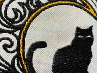 Image 2 of Cat and Moon Hair Bun Cover