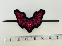 Image 2 of Tribal Bat Hair Bun Cover