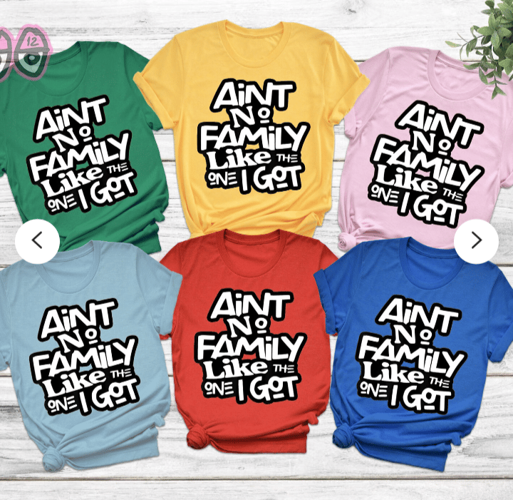 Image of Ain't No Family - Color Edition shirts