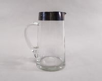 Image 1 of Dorothy Thorpe Silver Banded Pitcher