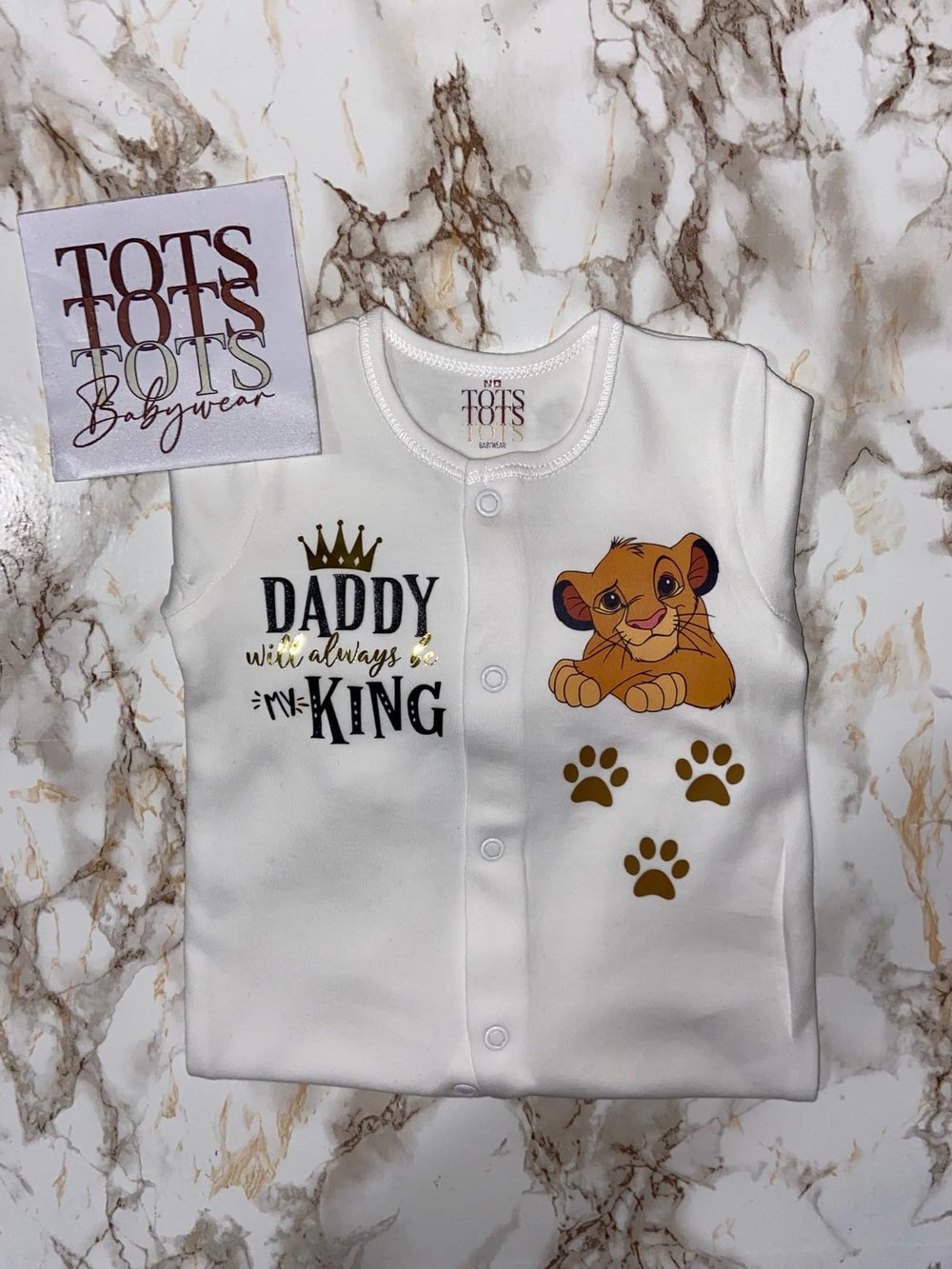 Daddy King Sleepsuit 