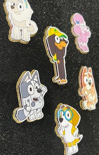 Image 1 of Bluey characters inspired toppers