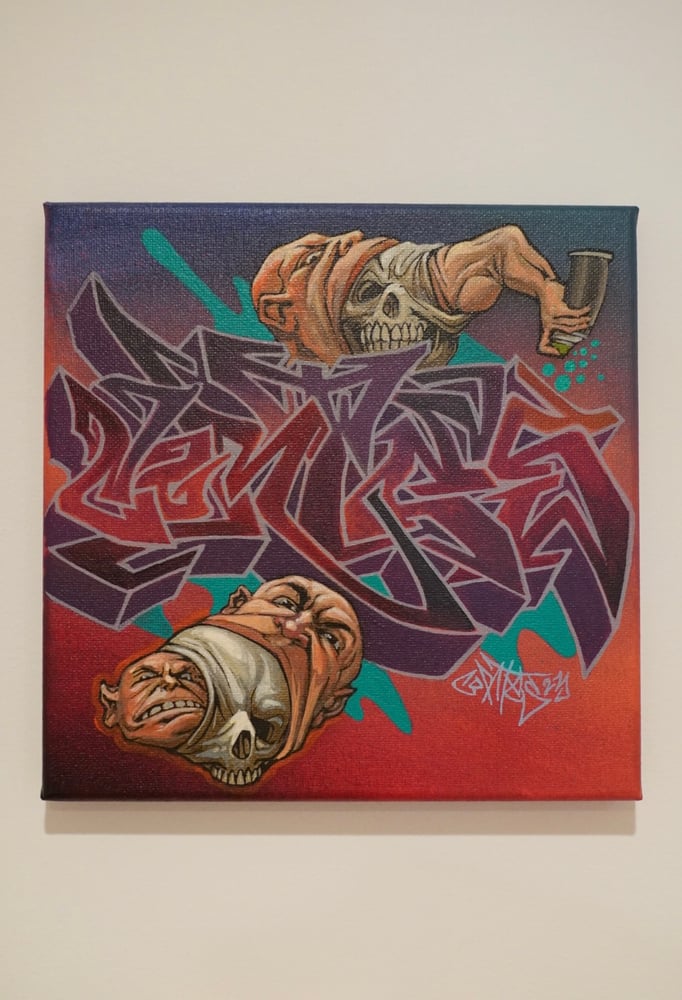 Image of Original Art, "Graffiti Cenobites 1" Acrylic on canvas 