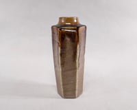 Image 1 of Ceramic Altered Hexagon Vase