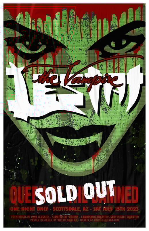 Queen of The Damned - 11 x 17 Limited Edition Giclee Concert Poster Print