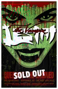 Image 2 of Queen of The Damned - 11 x 17 Limited Edition Giclee Concert Poster Print