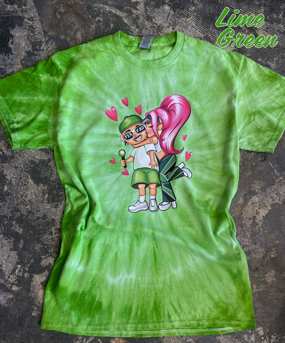 Image of KAROL x FERXXO TIE DYE T-SHIRTS