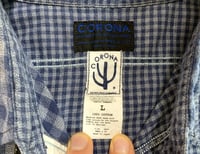 Image 3 of Corona jeans multi pattern palid shirt, size L (fits M)