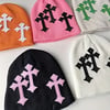 Cross Patch Knitted beanie