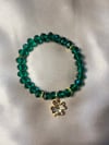 Pine green lucky charm 