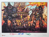 TMNT X MADMAX limited print signed by Kevin Eastman, Freddie Williams II and Jon Sommariva
