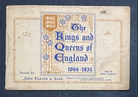 Image 1 of Vintage (1935) Kings & Queens of England (1066-1935) Cigarette Cards Booklet