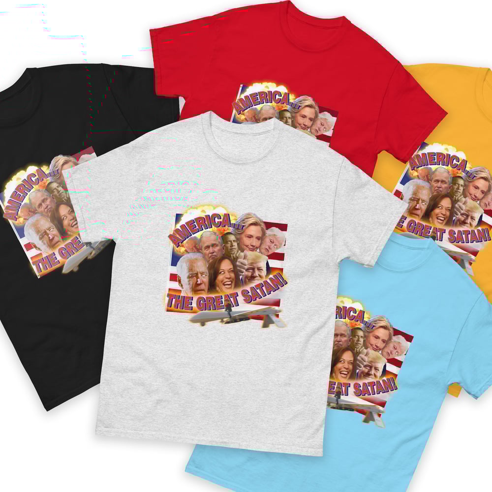 America... the Great Satan! Heavy Cotton Tee