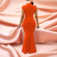 Image 5 of Sculpted Elegance Fishtail Dress