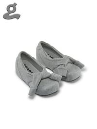 Image 1 of Grey Hoodie Flat Shoes “SLEEVE”