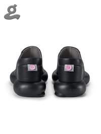 Image 3 of Black-Pink Wedge Heel Pumps “SWEATER”