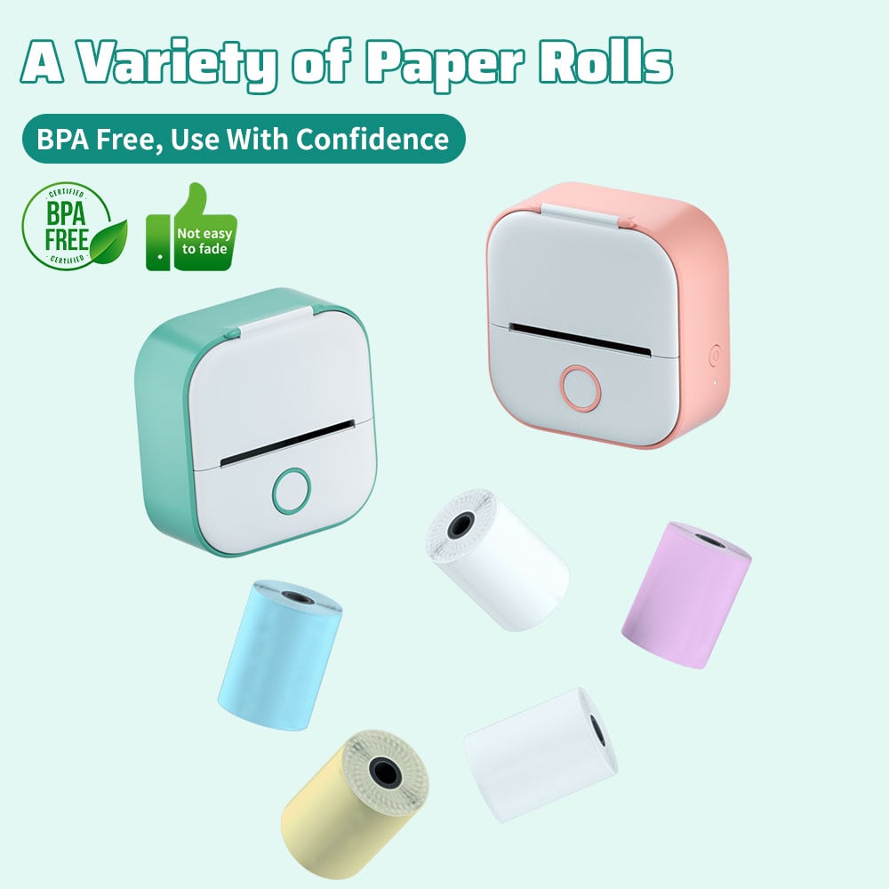 Image of Phomemo T02 Portable Mini Wireless Thermal Pocket Printer