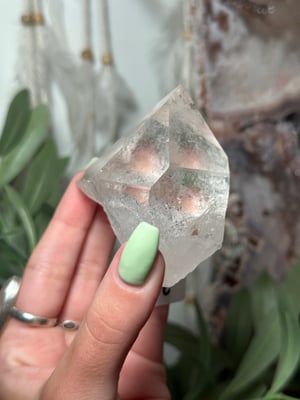 INCLUDED WATER CLEAR HIMALAYAN QUARTZ POINT C