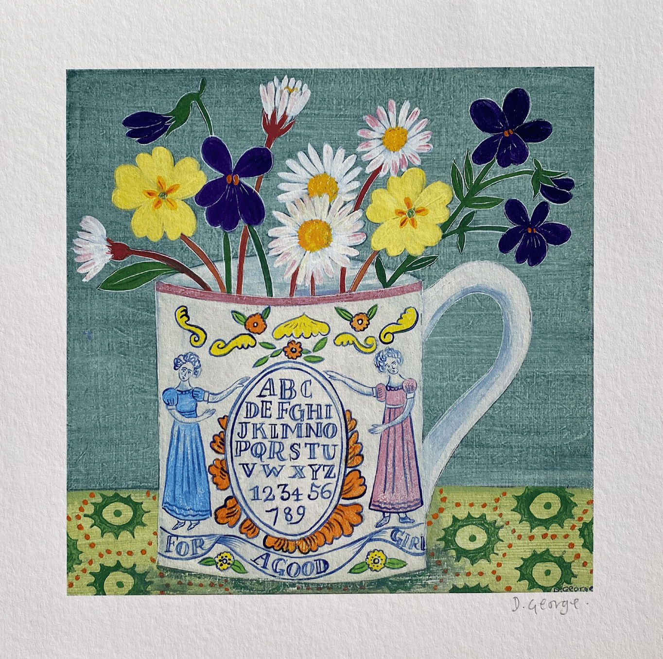 Image of A cup for a good girl Giclee print