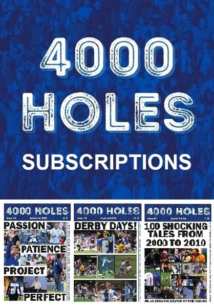 Image of 4,000 HOLES – SUBSCRIPTIONS 2023/24
