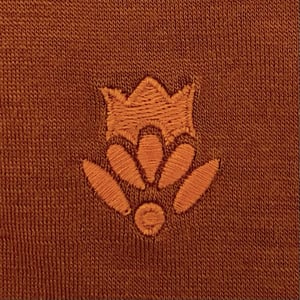 Image of Ready to ship Phuncle Long Sleeve Cropped Merino T Shirt- Paprika