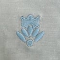 Ready to ship  Phuncle Long Sleeve Cropped Merino T Shirt- Duckegg blue
