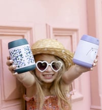 Image 4 of B. Box Insulated Food Jar Mini Blue Camo