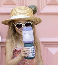 Image 3 of B. Box Insulated Food Jar Mini Blue Camo