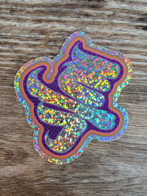 특 Glitter Sticker 