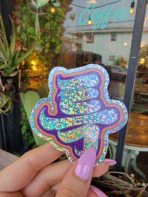 특 Glitter Sticker 