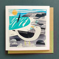 Image 2 of Treen Gull Greeting Card
