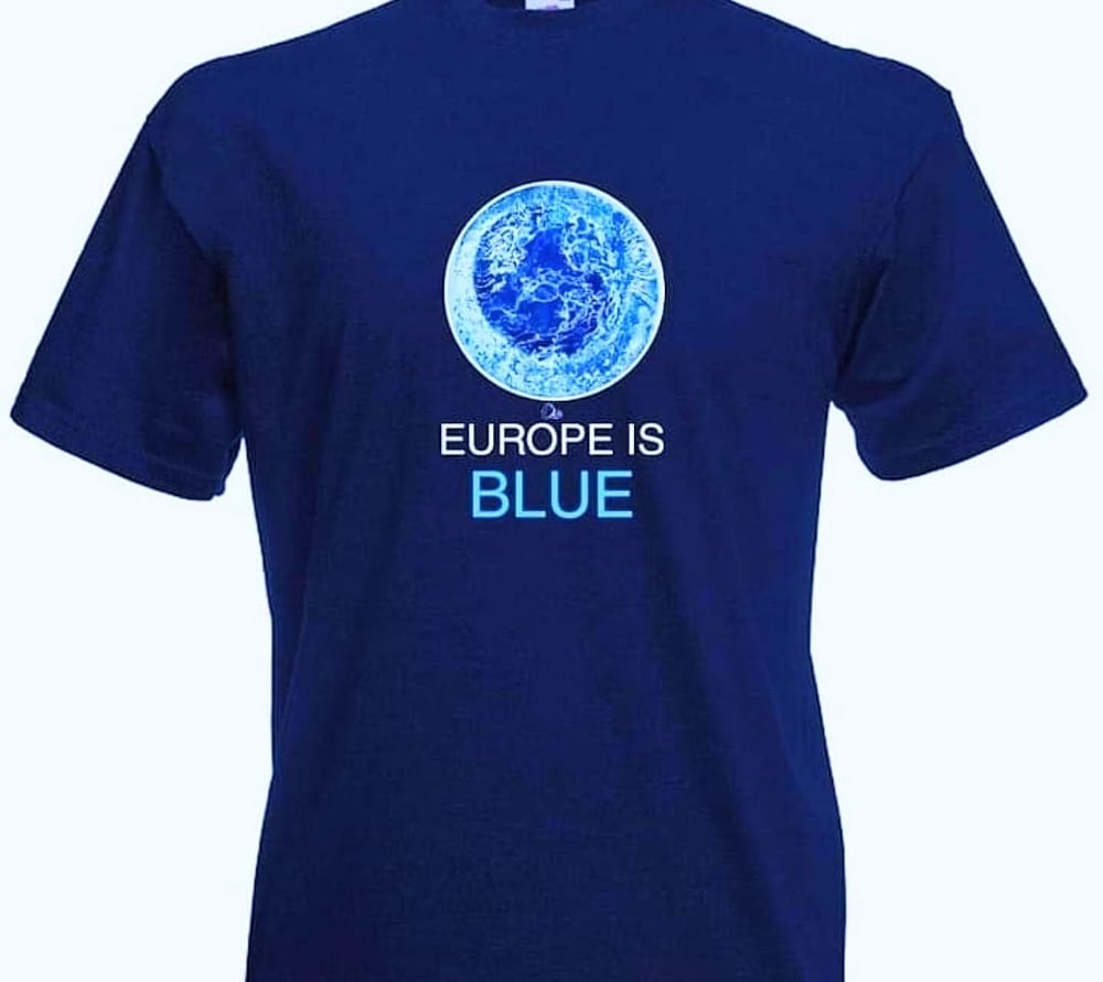 Europe is BLUE T-shirt   Original