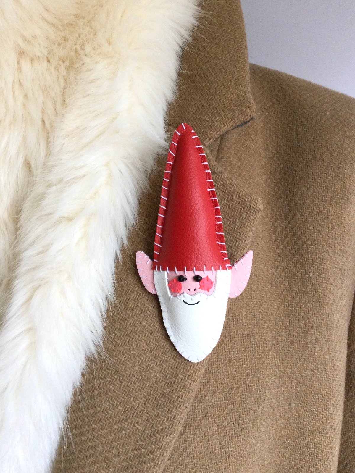Image of Christmas Elf Decoration/Brooch