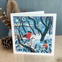 Image 3 of Falmouth Bullfinches Christmas Card