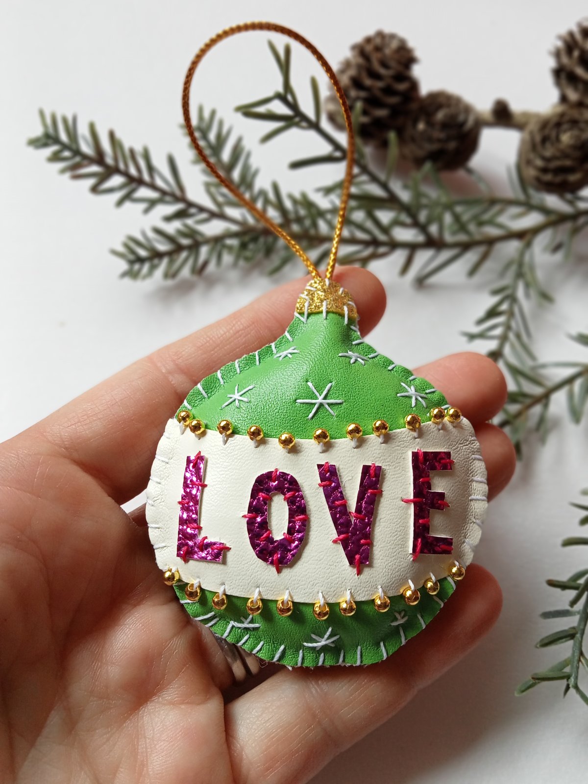 Image of Retro Peace Love Joy Decorations